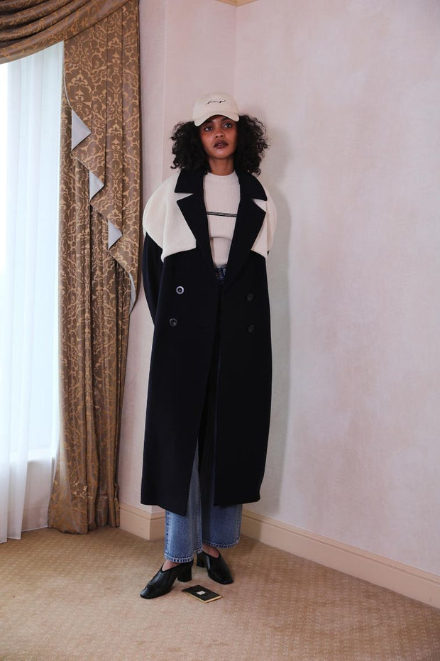 cislys Double chester cape wool coat | tradexautomotive.com