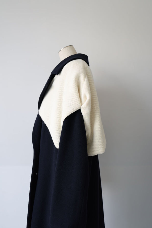TODAYFUL - cislys Double chester cape wool coatの