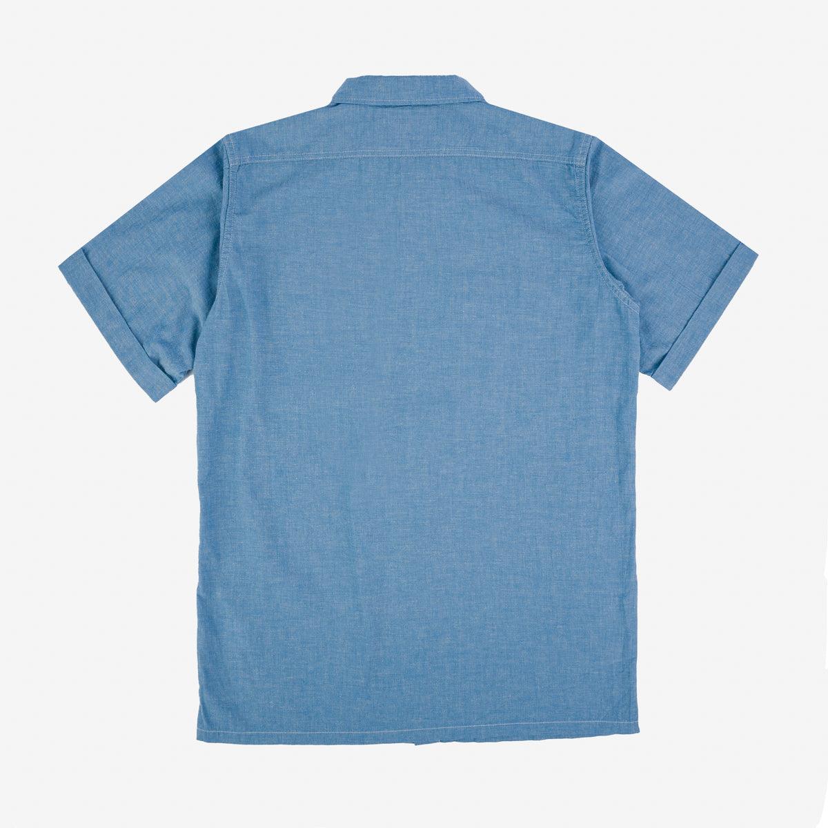 IHSH-388-BLU - 4oz Short Sleeved Summer Shirt - Blue