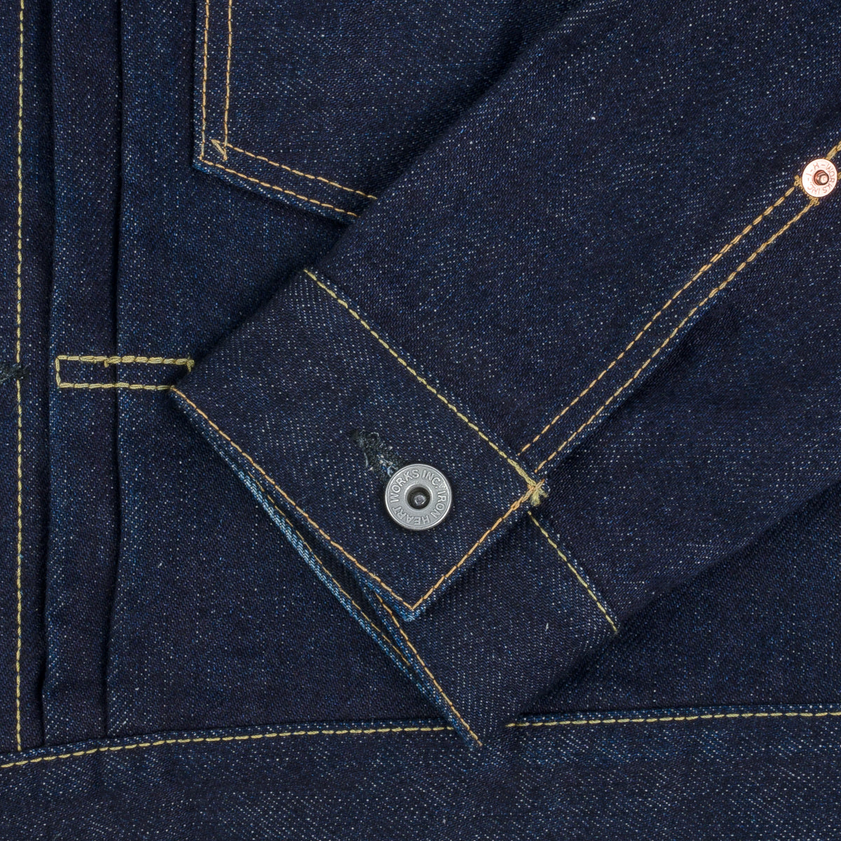 IHJ-139-IND - 19oz Selvedge Denim Type II Jacket - Indigo