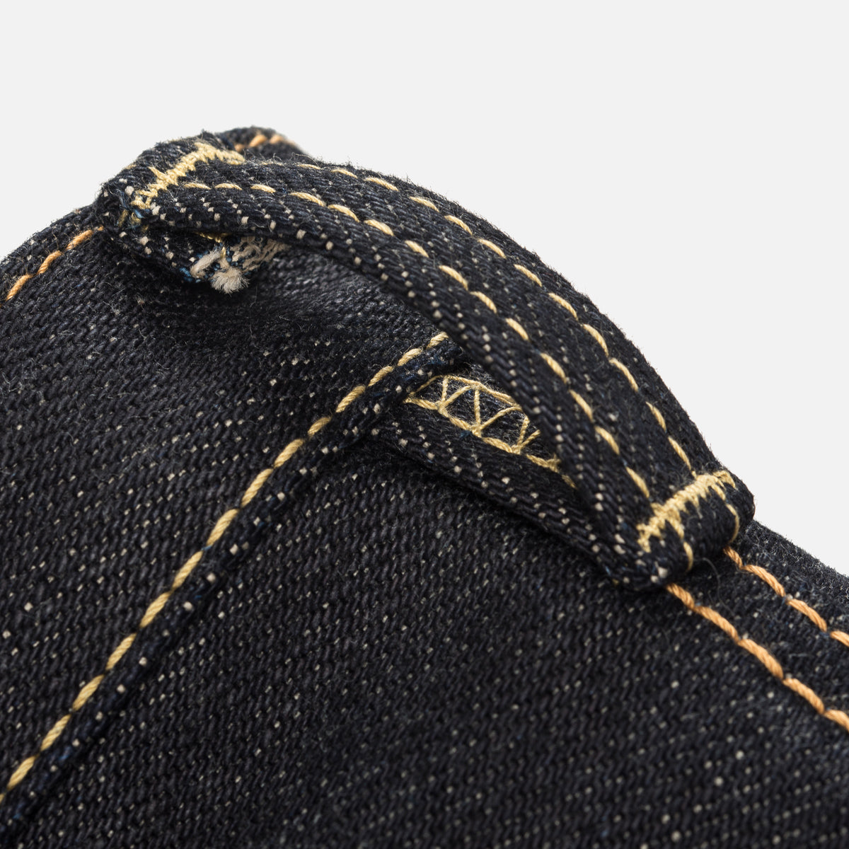 IH-777-XHS - 25oz Selvedge Denim Slim Tapered Cut Jeans - Indigo