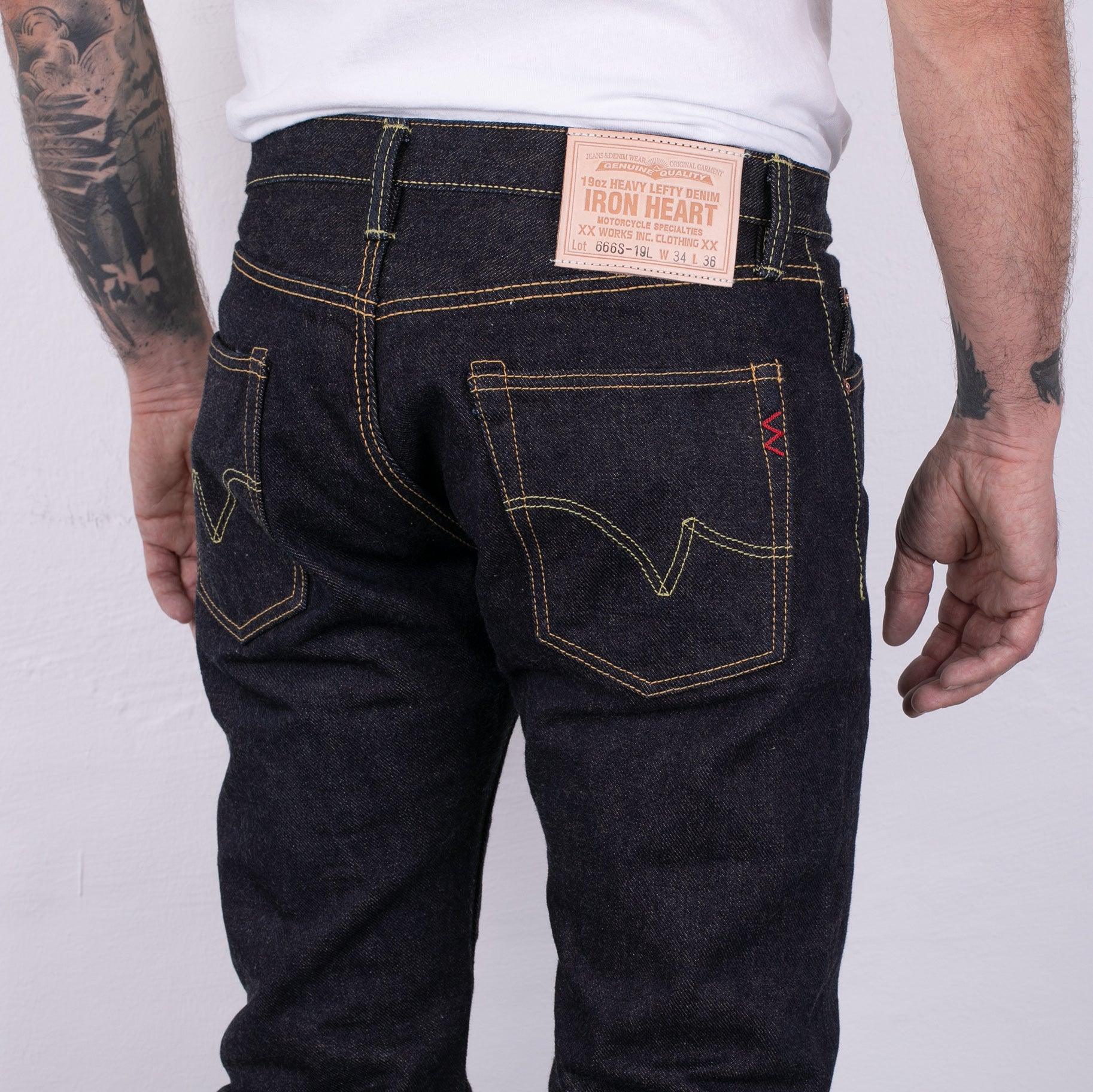 Iron Heart IH-666S-19L-V2 19oz Left Hand Twill Selvedge Denim - Mildblend  Supply Co