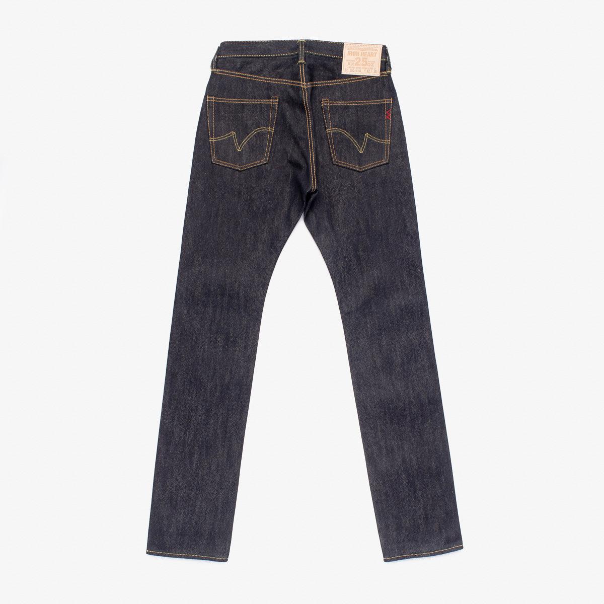 IH-555-XHS - 25oz Selvedge Denim Slim Straight Cut Jeans in Indigo