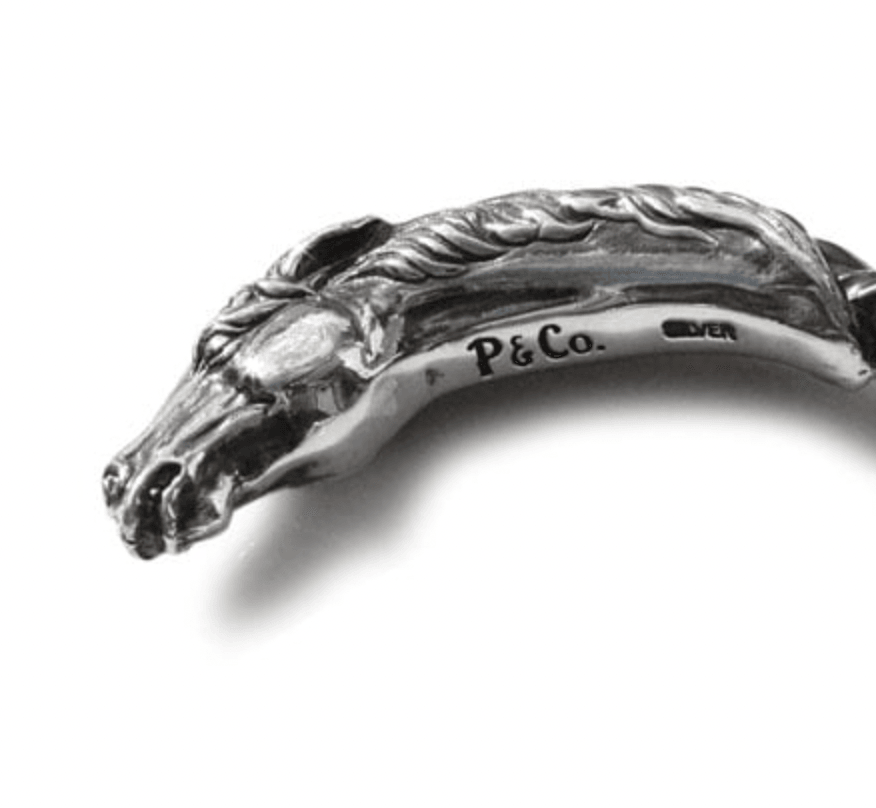 Peanuts & Co HORSE TWIST BANGLE - Silver