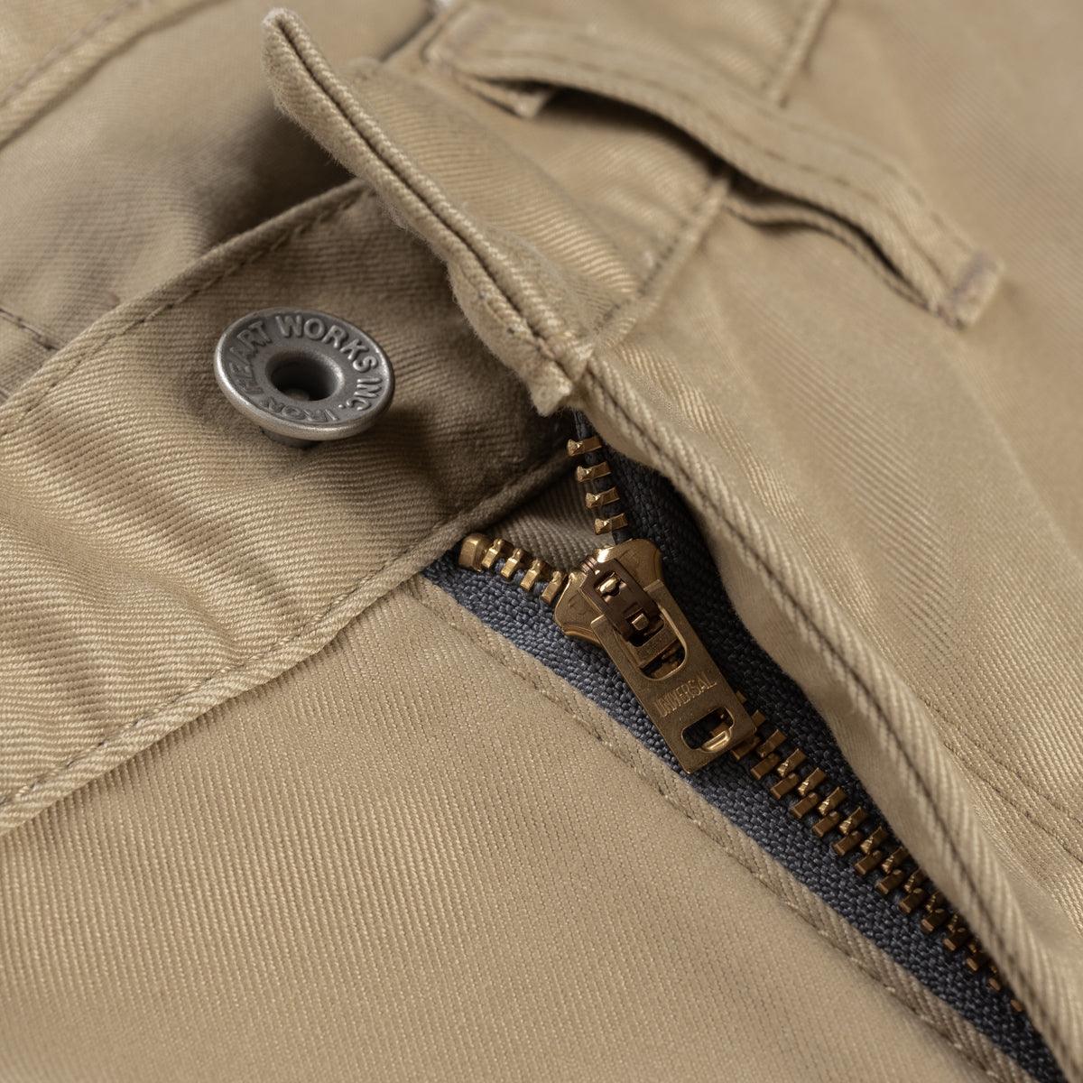 IH-725-KHA - 11oz West Point Chino Shorts - Khaki