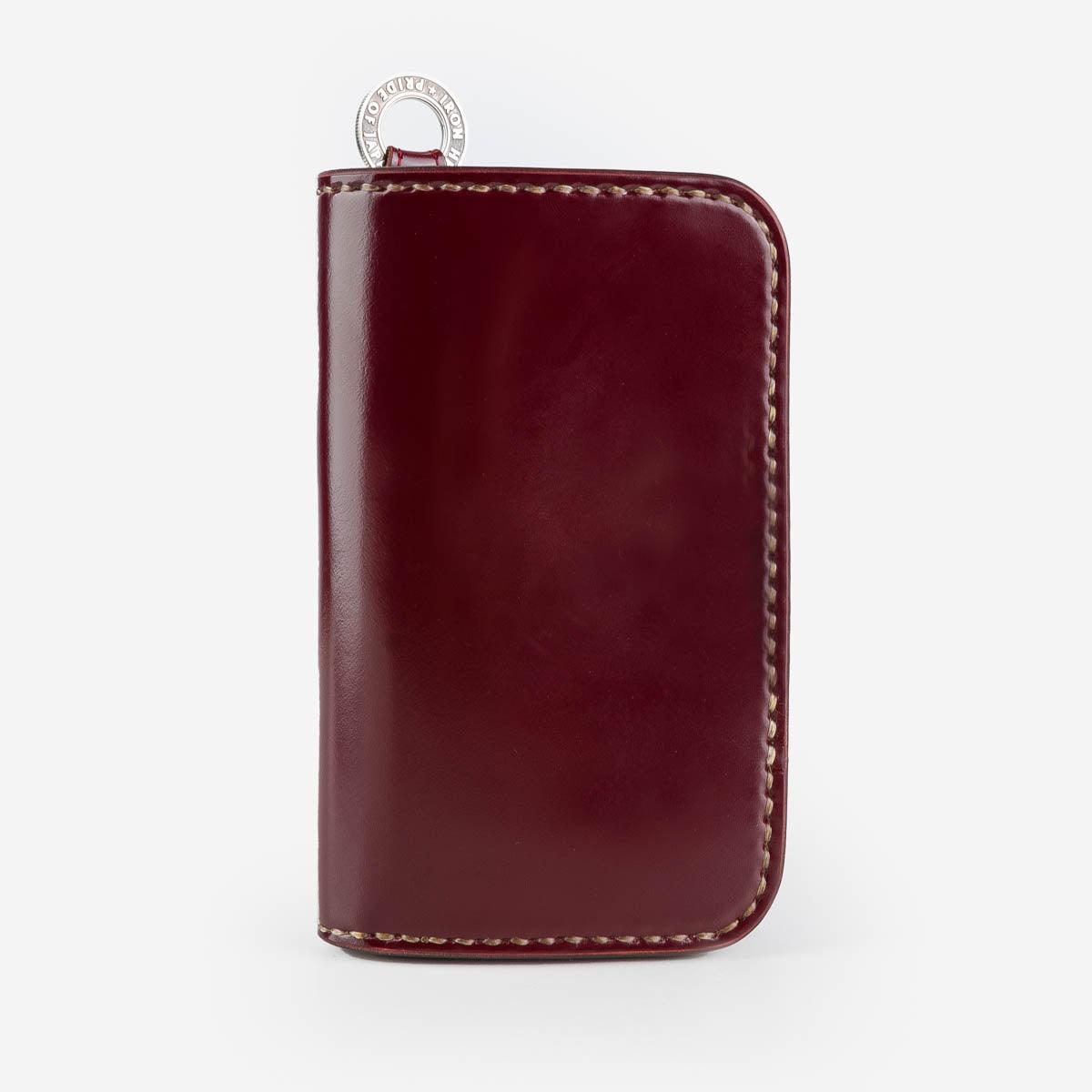 IHG-02-OXB - Medium Shell Cordovan Wallet - Oxblood