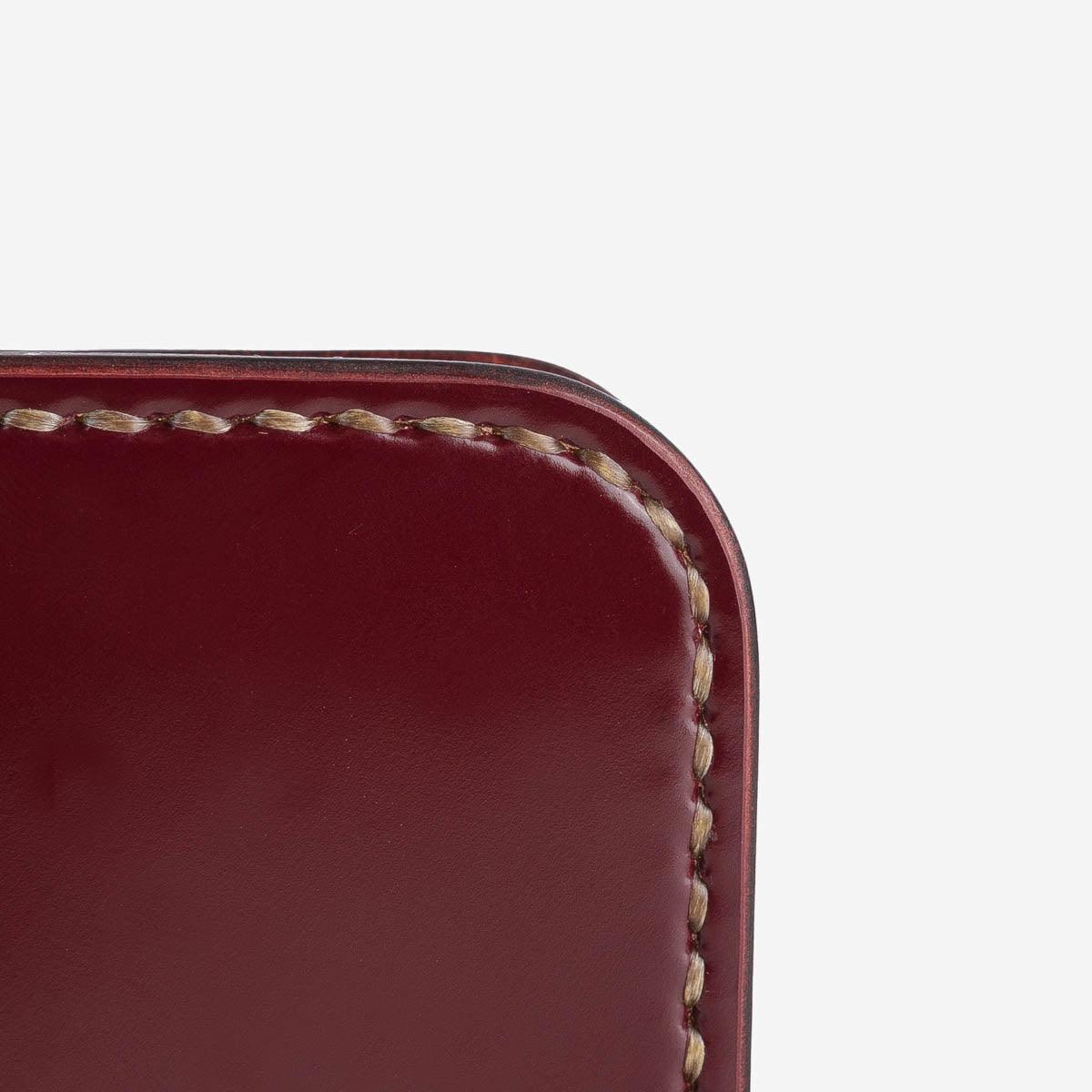 IHG-02-OXB - Medium Shell Cordovan Wallet - Oxblood