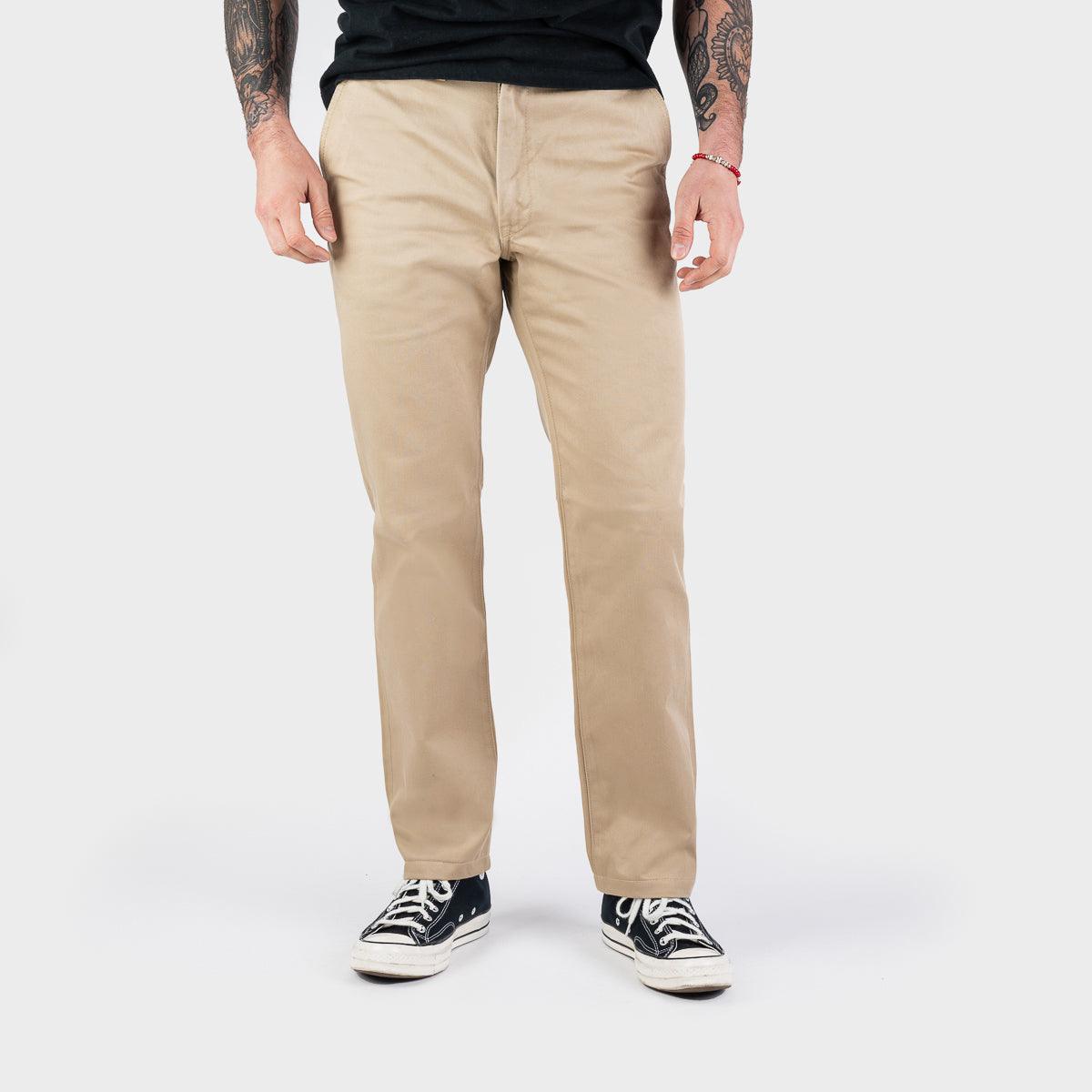 IH-731-KHA - 12oz Heavy Cotton Relaxed Fit Chinos - Khaki