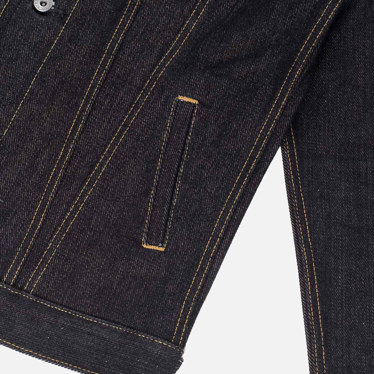 IH-526L - 19oz Left-Hand Twill Selvedge Denim Type III Jacket - Indigo