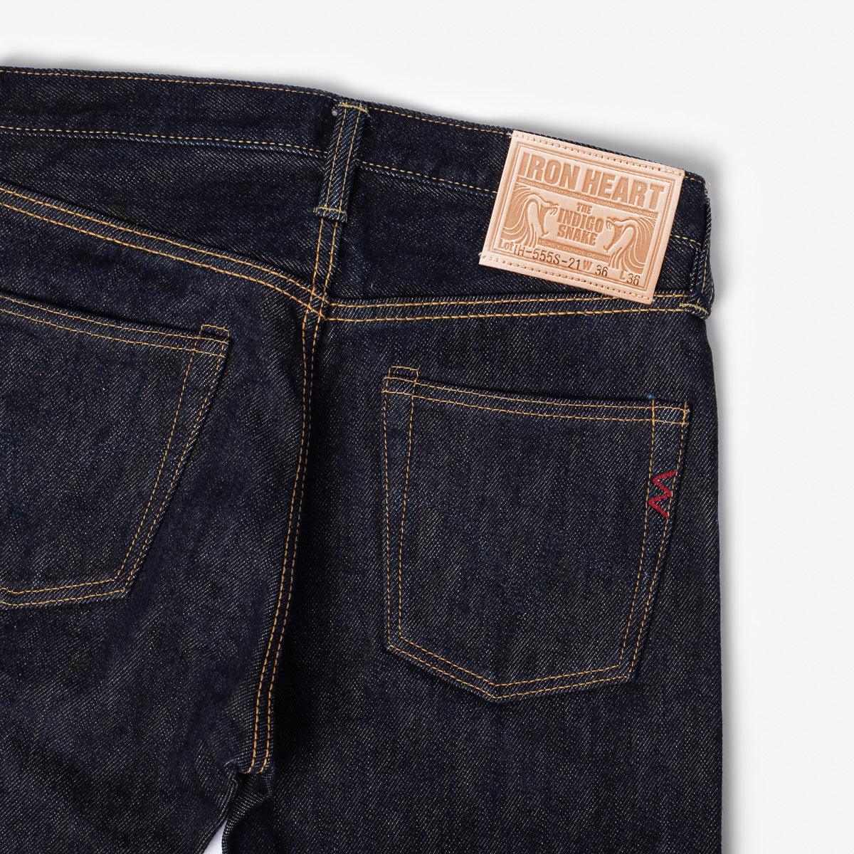 IH-555S-21 - 21oz Selvedge Denim Super Slim Jeans Indigo