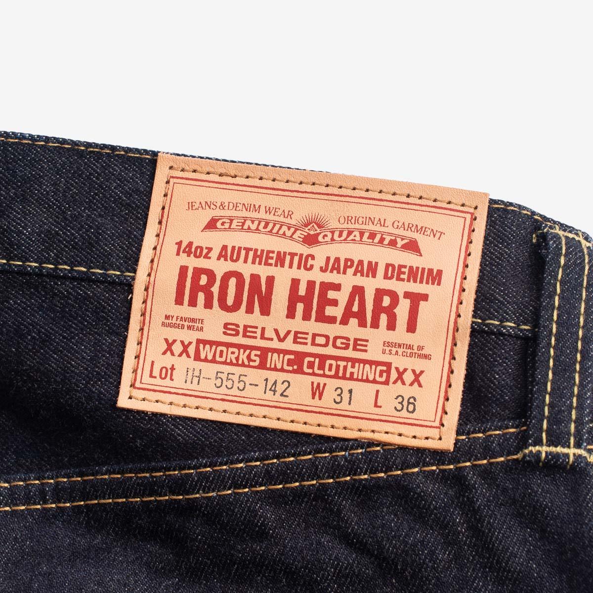 IH-555S-142 - 14oz Selvedge Denim Super Slim Cut Jeans - Indigo