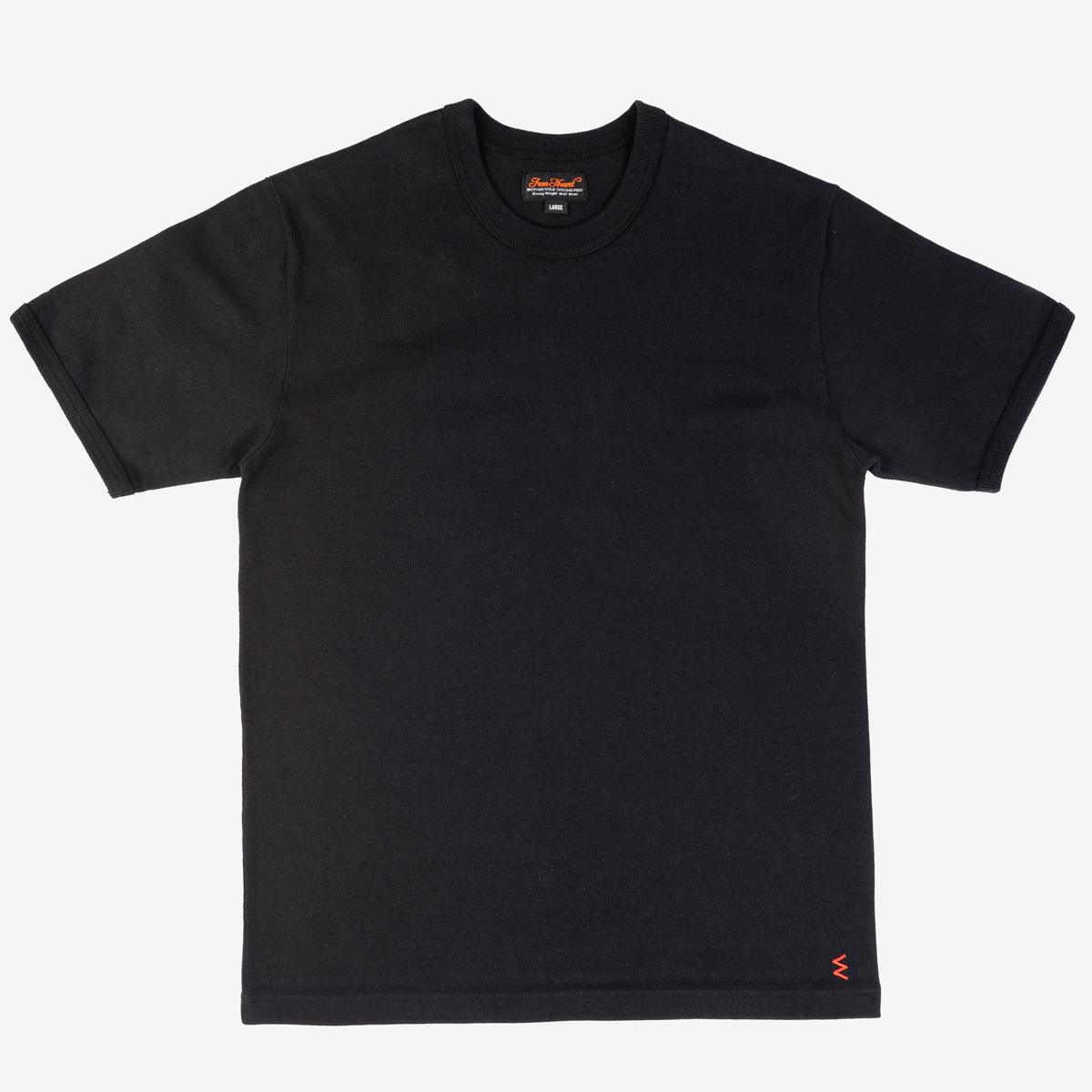 IHT-1600-BLK - 11oz Crew Neck T-Shirt - Black