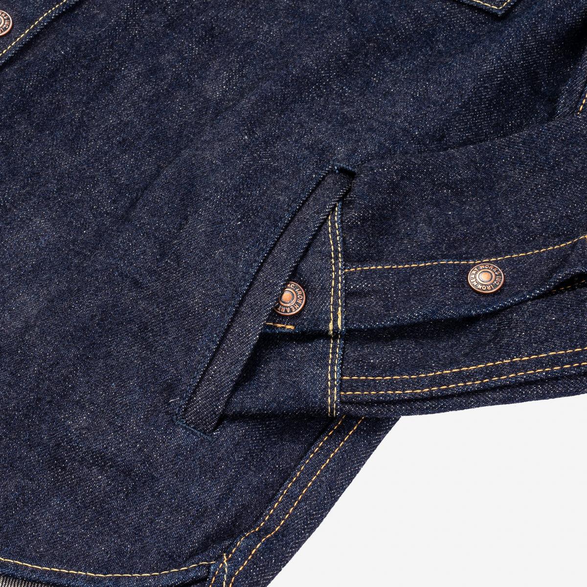 IHSH-292-IND - 18oz Vintage Selvedge Denim CPO Shirt Indigo