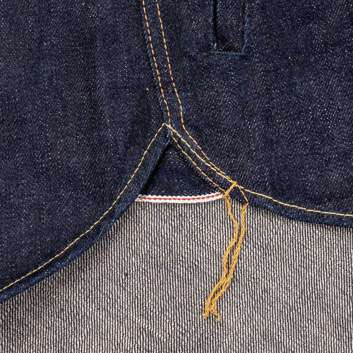 IHSH-292-IND - 18oz Vintage Selvedge Denim CPO Shirt Indigo