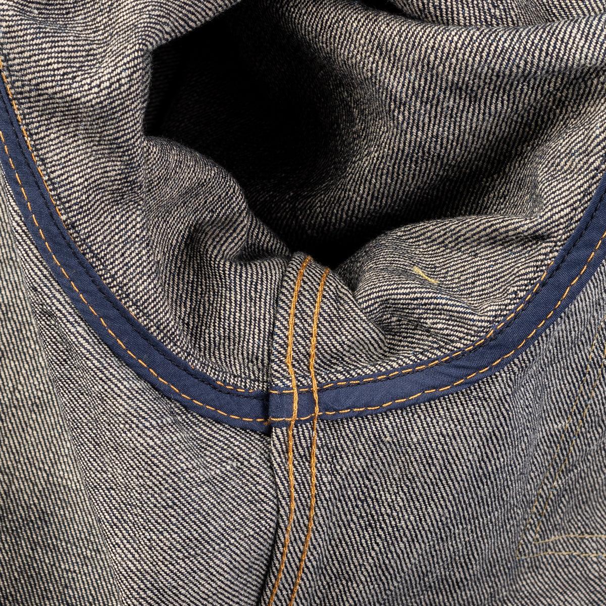 IHSH-292-IND - 18oz Vintage Selvedge Denim CPO Shirt Indigo