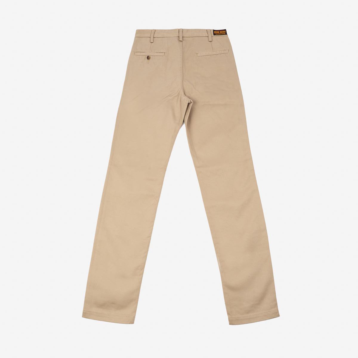 IH-730-KHA - 12oz Heavy Cotton Regular Fit Chinos Khaki