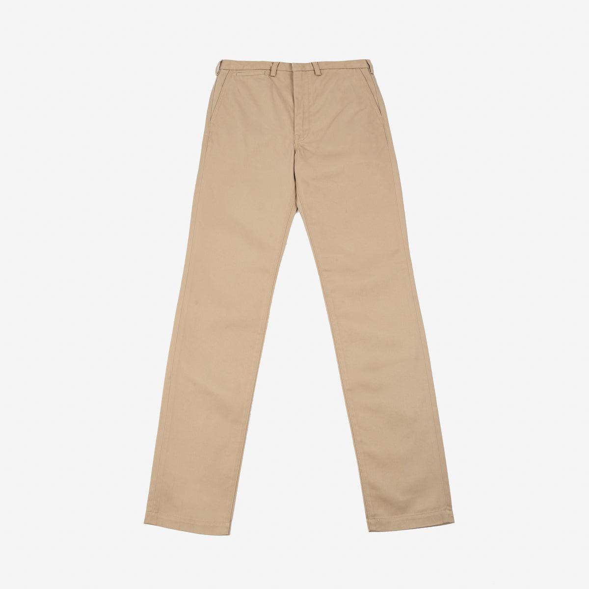 IH-730-KHA - 12oz Heavy Cotton Regular Fit Chinos Khaki