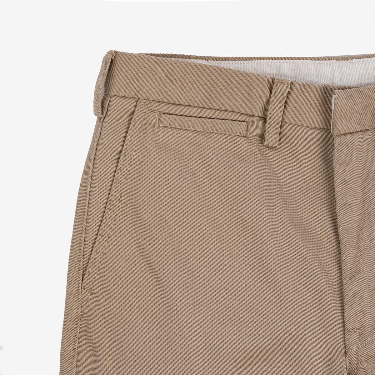 IH-730-KHA - 12oz Heavy Cotton Regular Fit Chinos Khaki