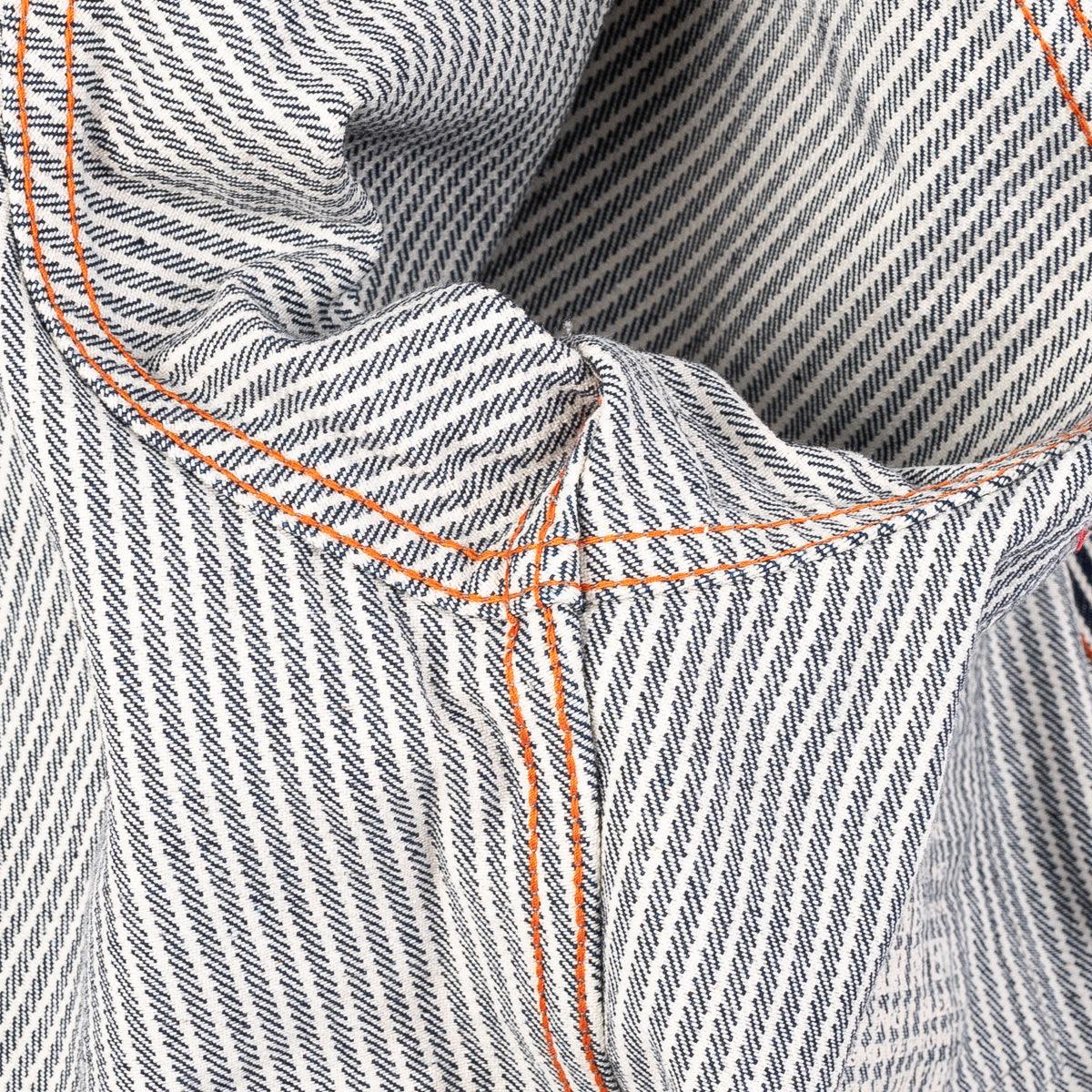 IHSH-07-IND - 12oz Hickory Stripe Western Shirt Indigo