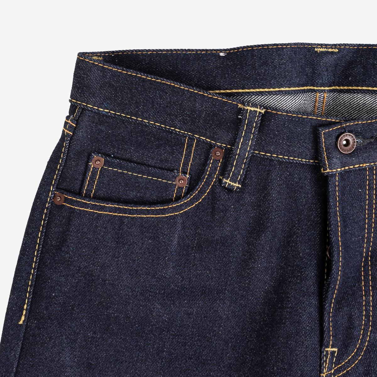 IH-634S-UHR - 21/23oz Raw Selvedge Denim Straight Cut Jeans Indigo