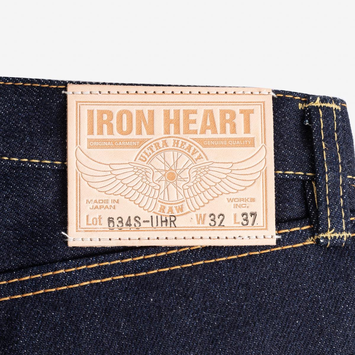 IH-634S-UHR - 21/23oz Raw Selvedge Denim Straight Cut Jeans Indigo