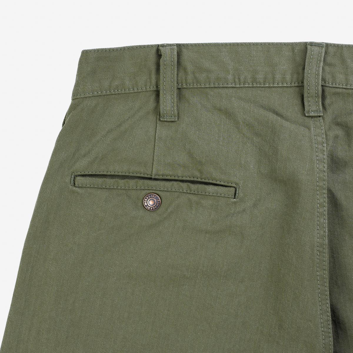 IH-735-ODG - 11oz Herringbone Work Pants - Olive Drab Green