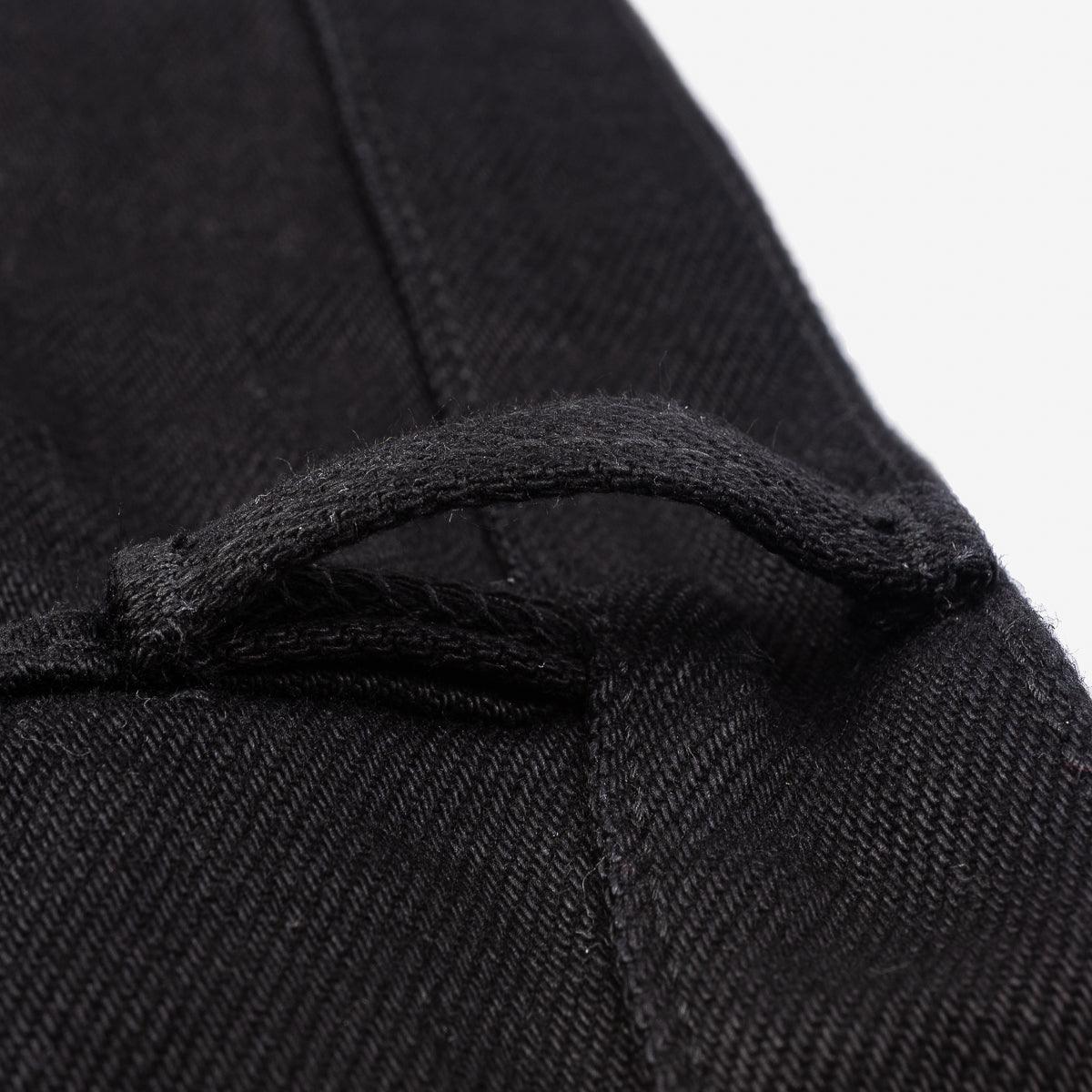 IH-666S-SBG - 21oz Selvedge Denim Superblack (Fades To Grey)