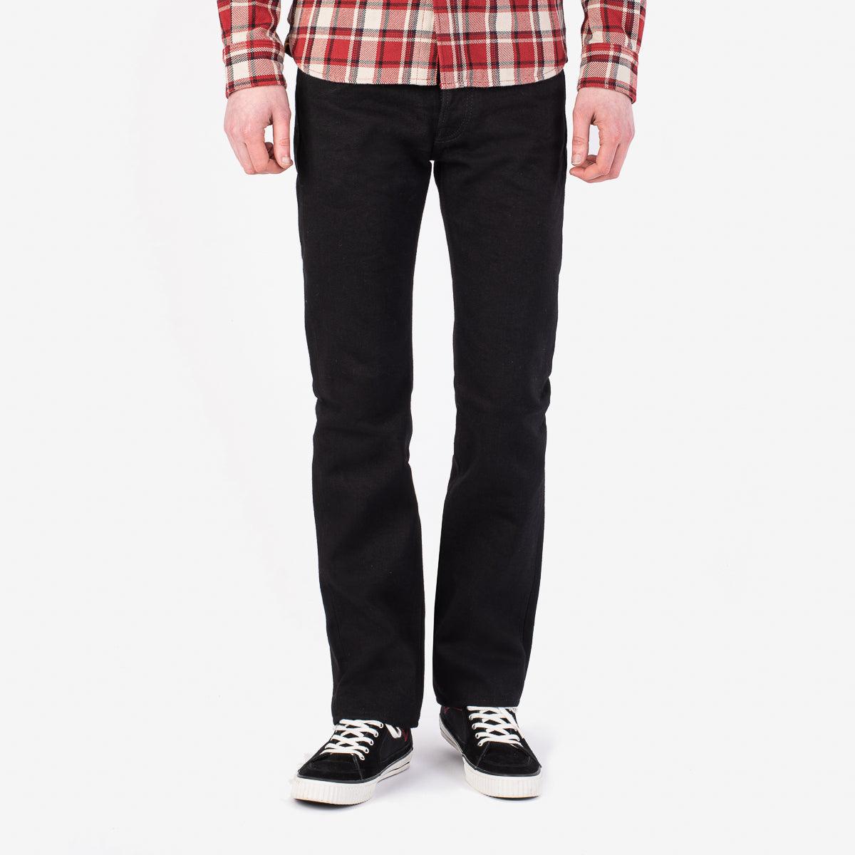 IH-666S-SBG - 21oz Selvedge Denim Superblack (Fades To Grey)