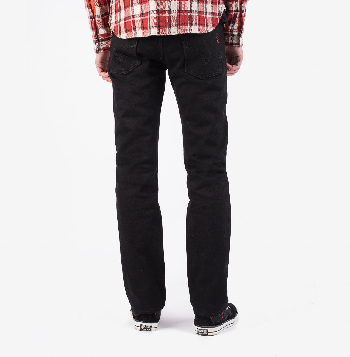 IH-666S-SBG - 21oz Selvedge Denim Superblack (Fades To Grey)