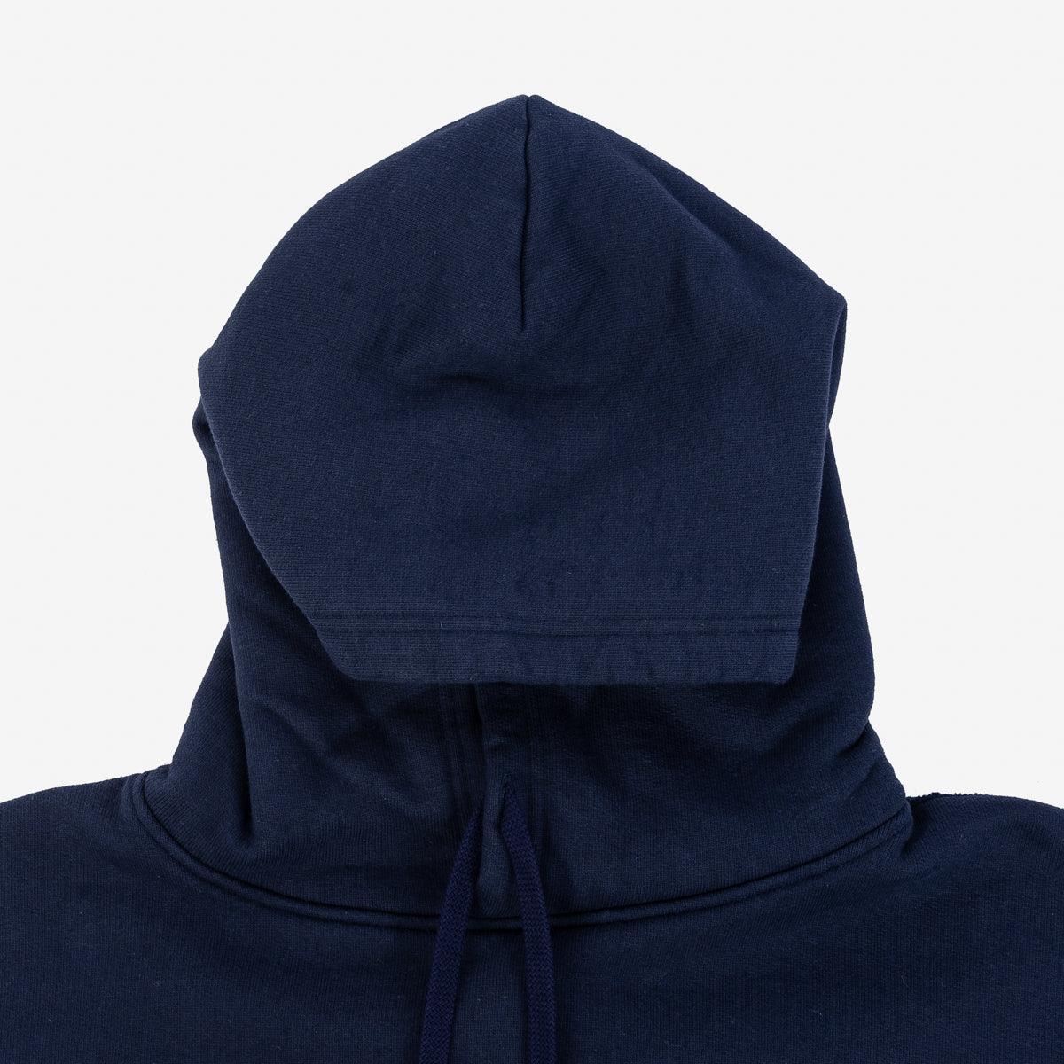 IHSW-49-NAV - 14oz Ultra Heavyweight Loopwheel Cotton Hoodie Navy