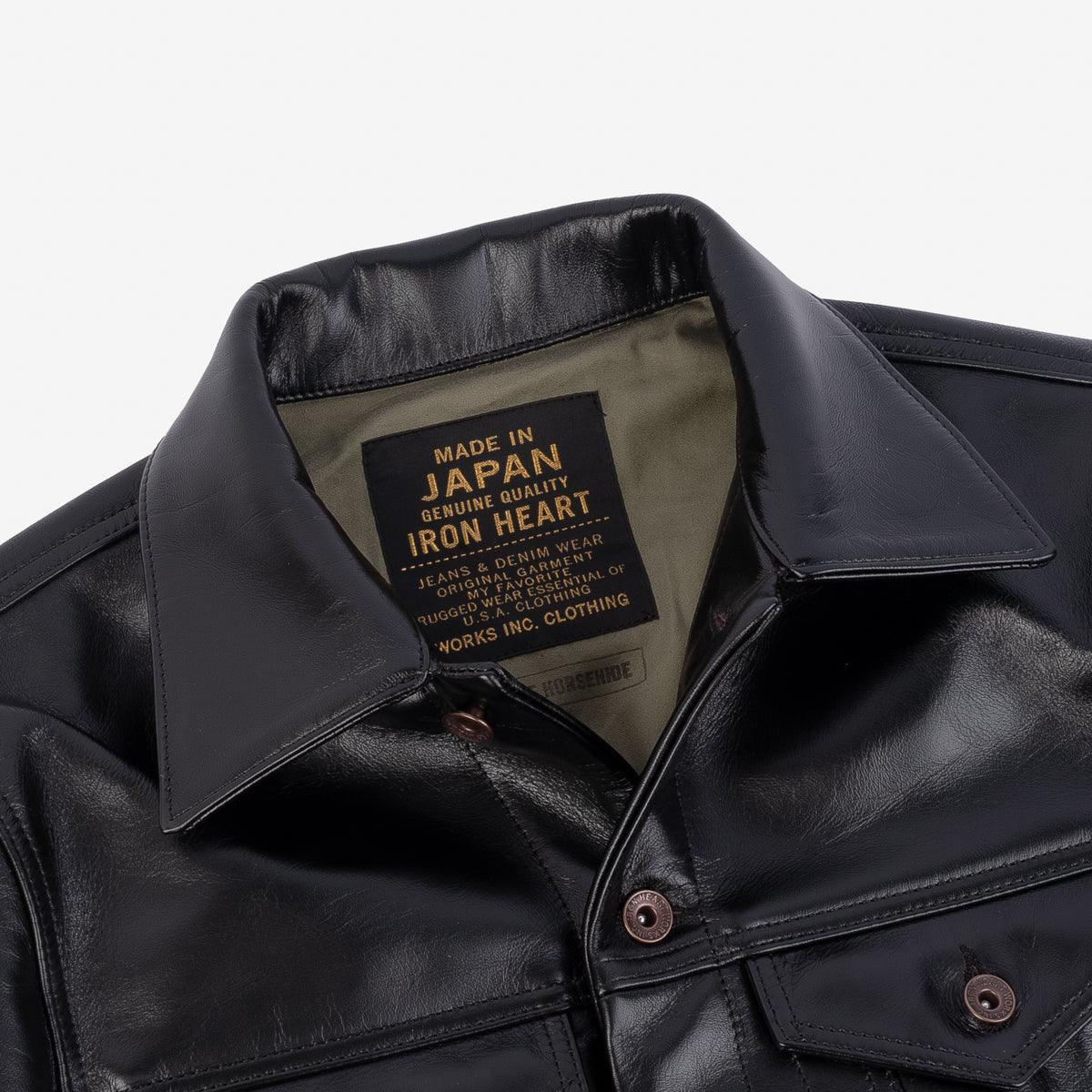 IHJ-64-BLK - Horsehide Modified Type III Jacket - Black