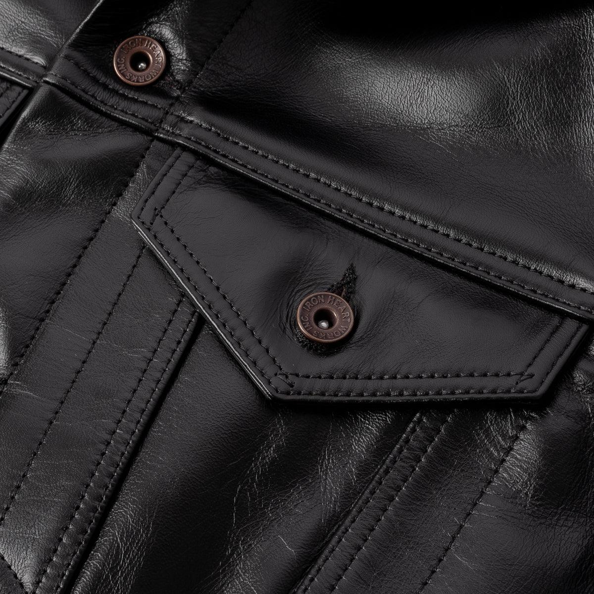 IHJ-64-BLK - Horsehide Modified Type III Jacket - Black