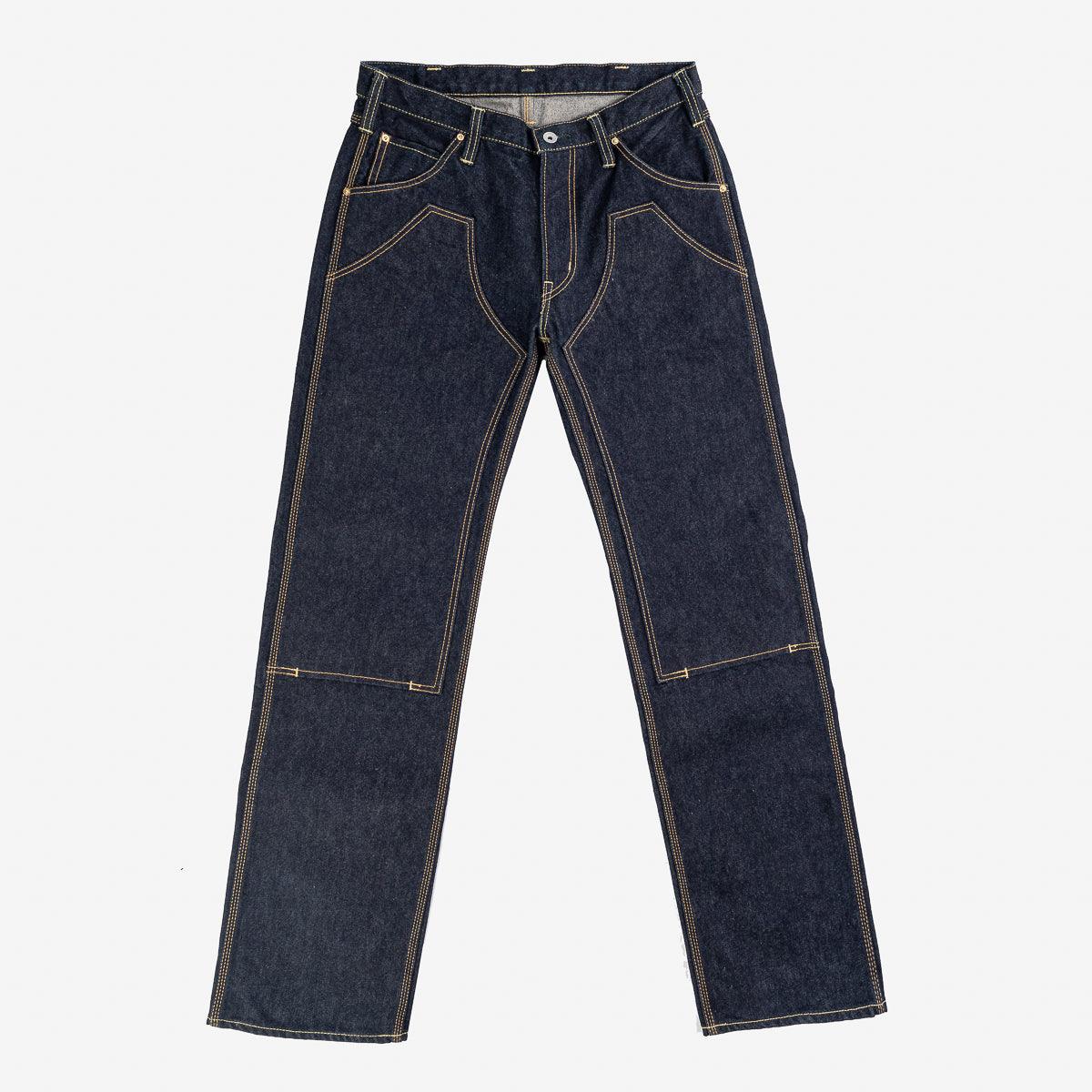 IH-828-IND - 14oz Selvedge Double Knee Work Pants - Indigo