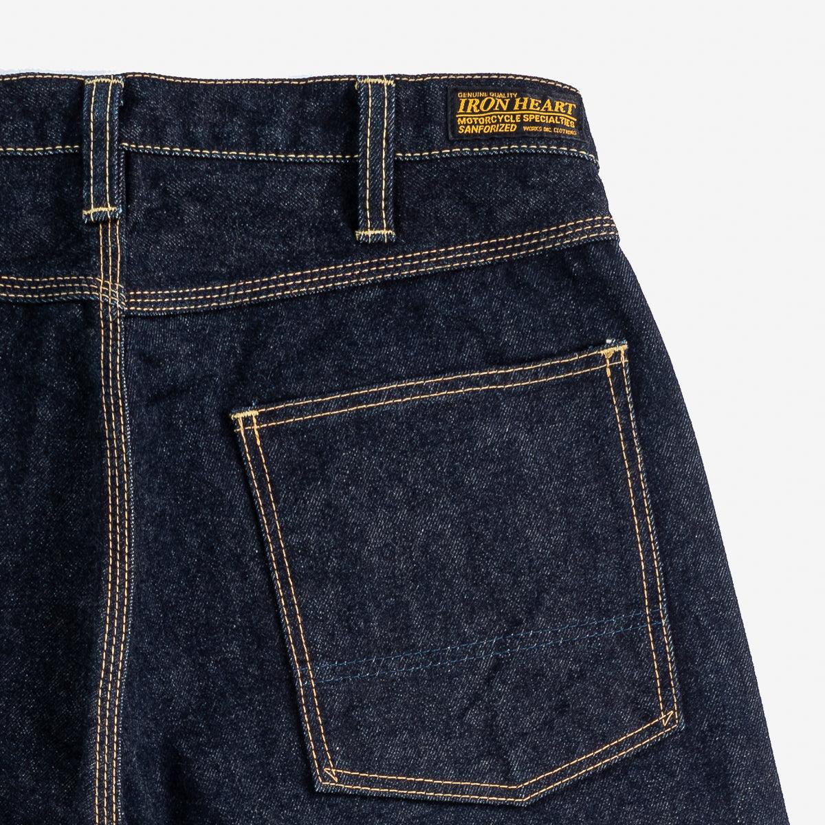 IH-828-IND - 14oz Selvedge Double Knee Work Pants - Indigo