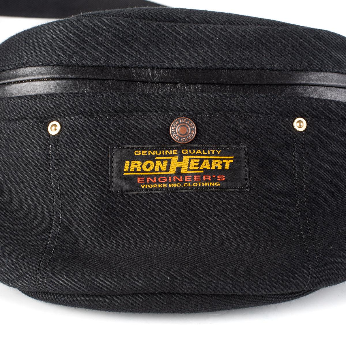 IHE-37 -  21oz Denim Waist Bag - Superblack