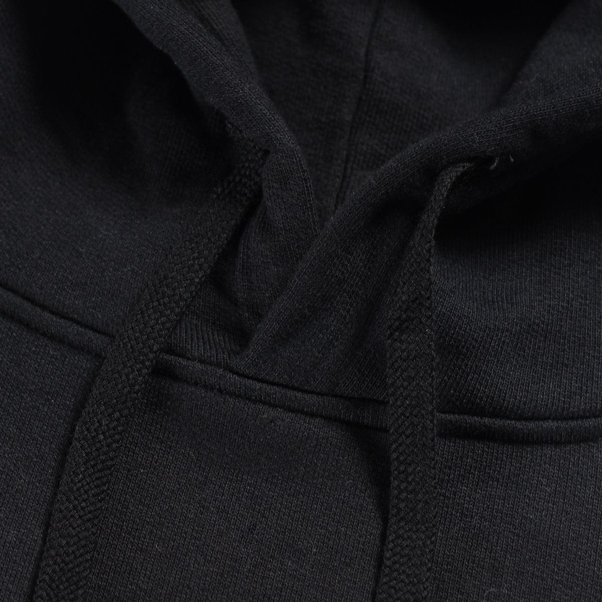 IHSW-49-BLK - 14oz Ultra Heavyweight Loopwheel Cotton Hoodie - Black