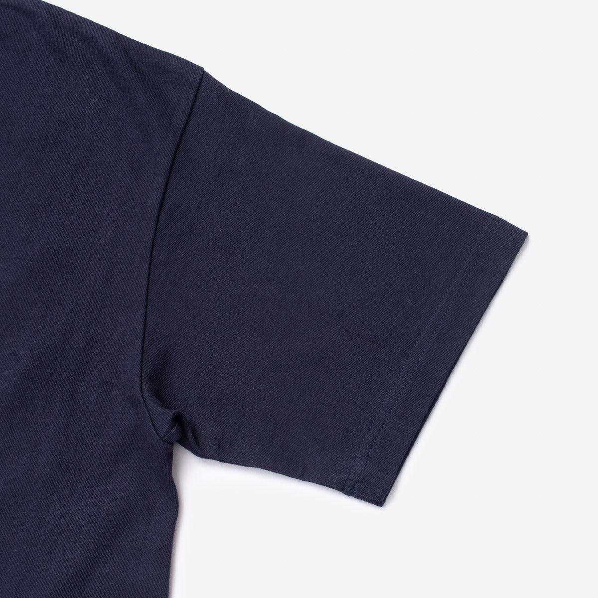 IHT-1610L-NAV - 6.5oz Loopwheel Crew Neck T-Shirt Navy