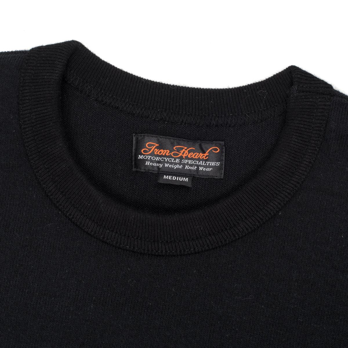 IHTL-1501-BLK - 11oz Crew Neck Sweater Black