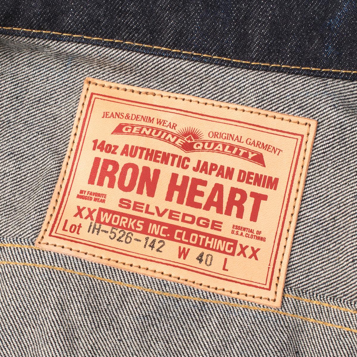 IH-526J-142 - 14oz Selvedge Denim Modified Type III Jacket Indigo