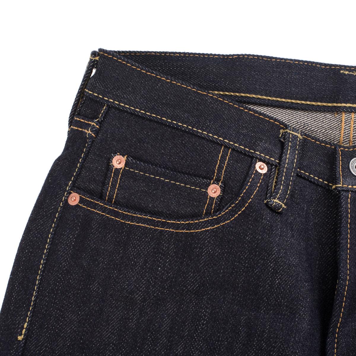 IH-555-XHS - 25oz Selvedge Denim Slim Straight Cut Jeans in Indigo ...