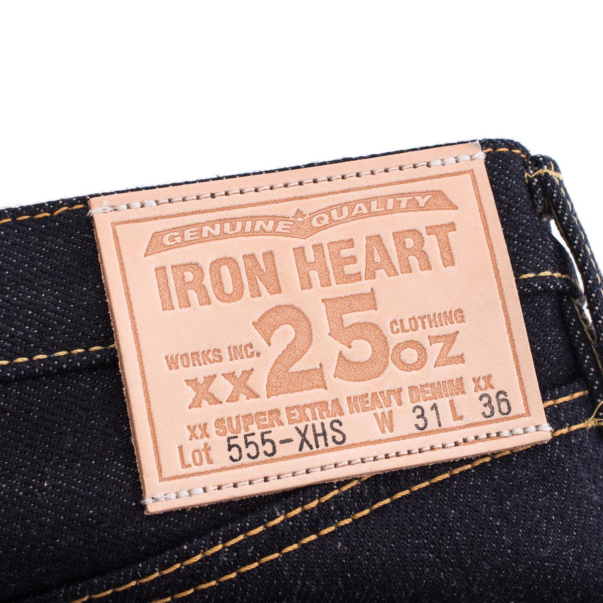 IH-555-XHS - 25oz Selvedge Denim Slim Straight Cut Jeans in Indigo