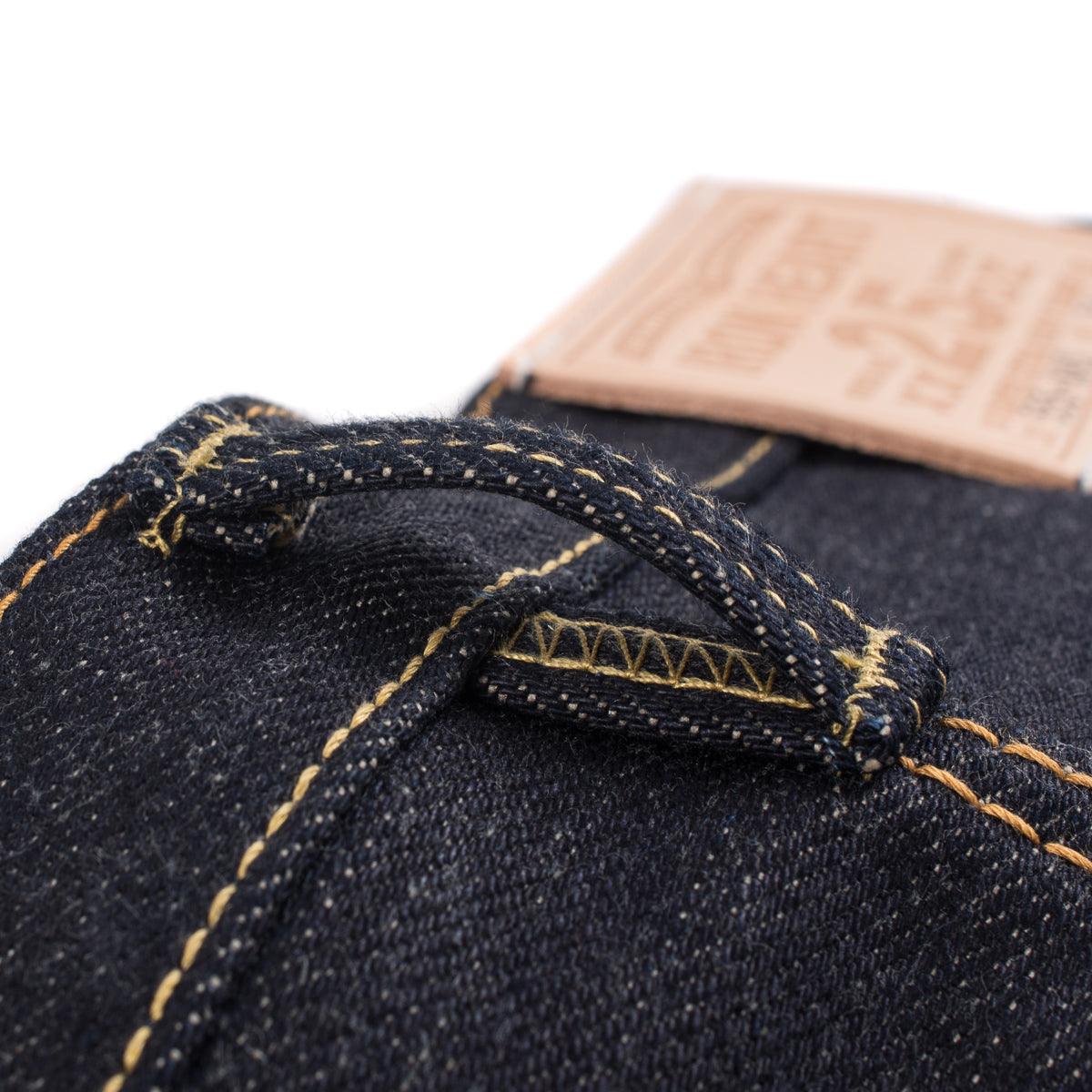 IH-555-XHS - 25oz Selvedge Denim Slim Straight Cut Jeans in Indigo