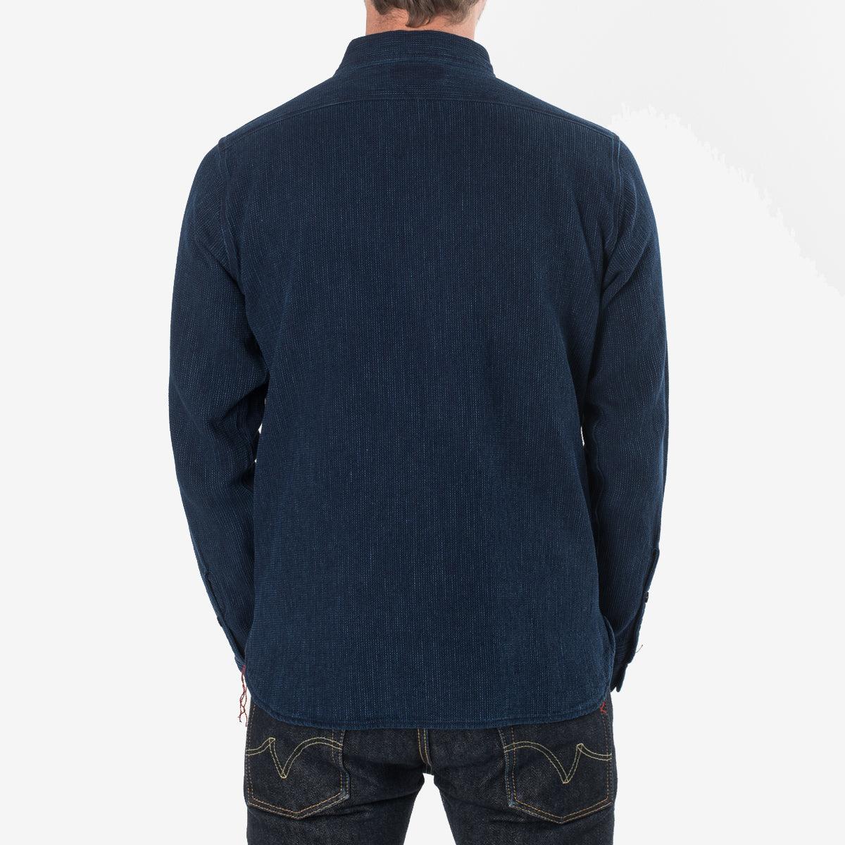 IHSH-96-IND -  Waffle Work Shirt Indigo