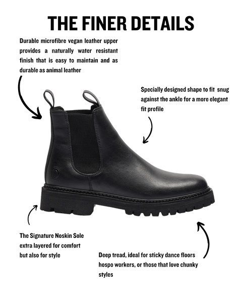 The Noskin signature Chelsea Boot in black – Nōskin