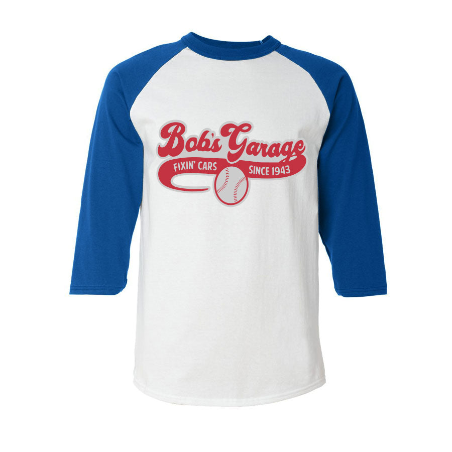 bob's garage baseball shirt