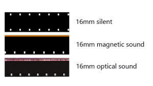 16mm film silent and sound