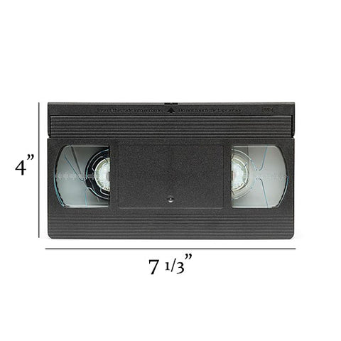 VHS tape dimensions