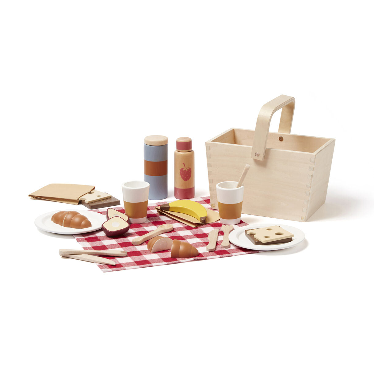 Matig wijn inhoudsopgave Houten Speelgoed Picknick Set | Kids Concept | Olive & Mint