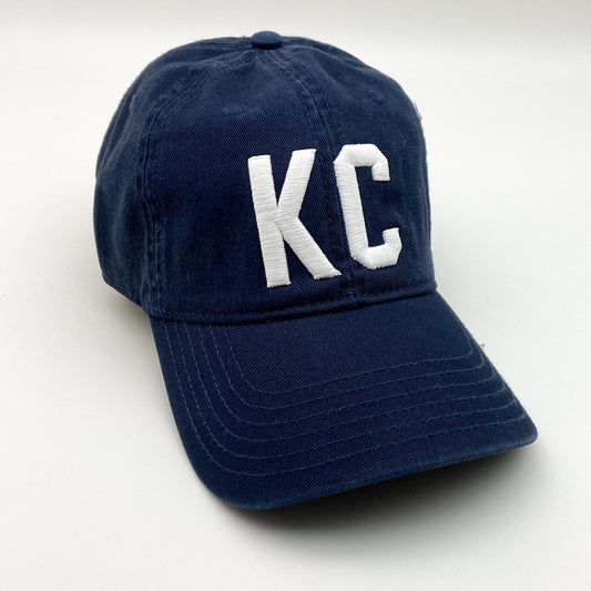 Ballcap - KC - White on Sky Blue – a store named STUFF