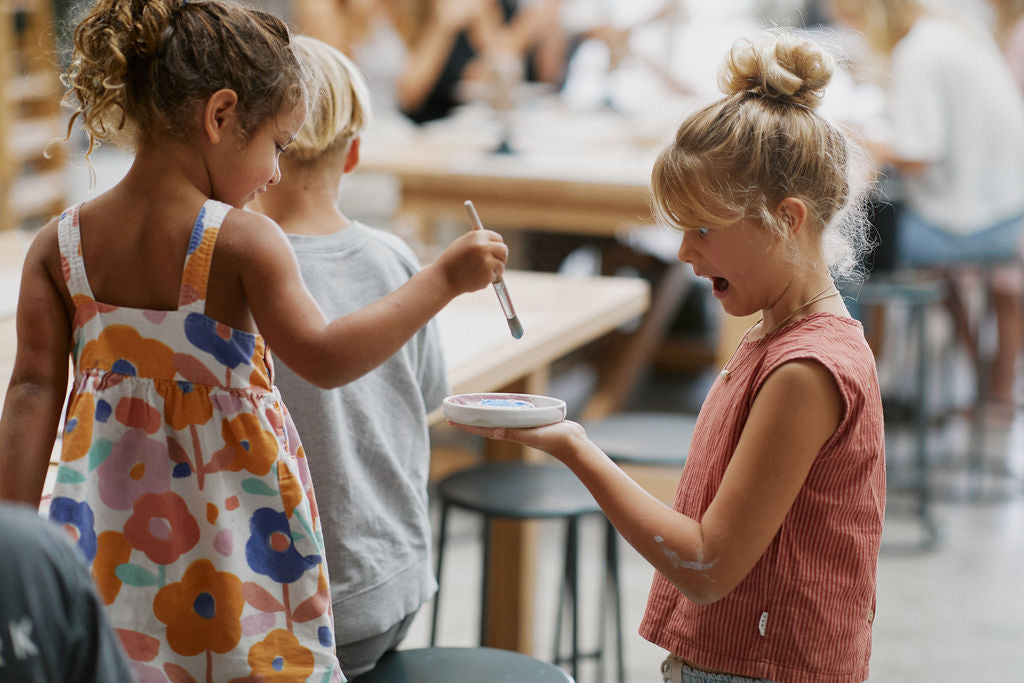 Discover kids Pottery Classes at Stone Studio. Using play-based learning to teach your child the tools for success.